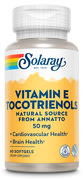Vitamin E Tocotrienols 50 mg, Soy Free, 50 mg, 60 Softgels