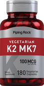 Vitamin K-2 MK-7, 100 mcg (per serving), 180 Vegetarian Capsules