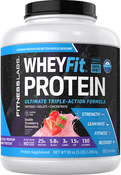 WheyFit proteïne (aardbeien-swirl) 5 lb (2.268 kg) Fles