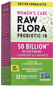 Women's Care Probiotic-18 50 Billion 33 Capsule vegane