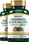 Wormwood Black Walnut Complex  120 แคปซูลแบบปล่อยตัวยาเร็ว