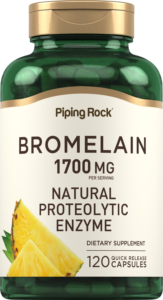 Bromelain Supplement Capsules | Buy Bromelain Tablets | PipingRock Health  Products