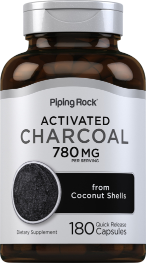 Activated Charcoal from Coconut, 780 mg (per serving), 180 Capsules Activated Charcoal from Coconut, 780 mg (per serving), 180 Capsules