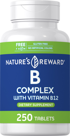 B Complex Plus Vitamin B-12, 250 Tablets
