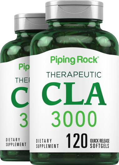 CLA 3000 (Therapeutic), 3000 mg (per serving), 120 Quick Release Softgels, 2  Bottles