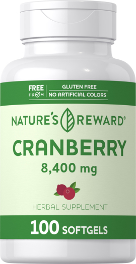 Cranberry Plus Vitamin C, 8400 mg (per serving), 100 Softgels