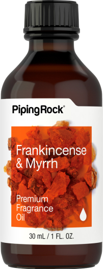Frankincense & Myrrh Premium Fragrance Oil, 4 fl oz (118 mL) Bottle &  Dropper