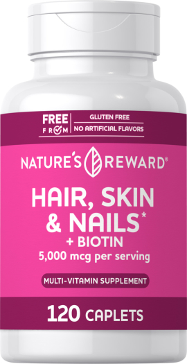 Hair, Skin & Nails , 120 Caplets