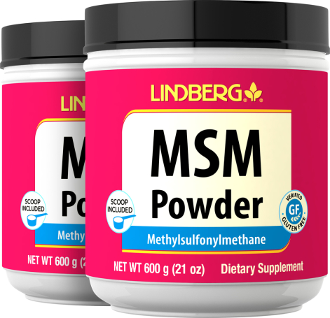 MSM (Methylsulfonylmethane) Powder, 4000 mg (per serving), 21 oz (600 g) Bottle