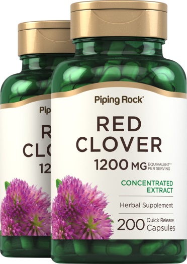 Red Clover, 1200 mg (per serving), 200 Quick Release Capsules