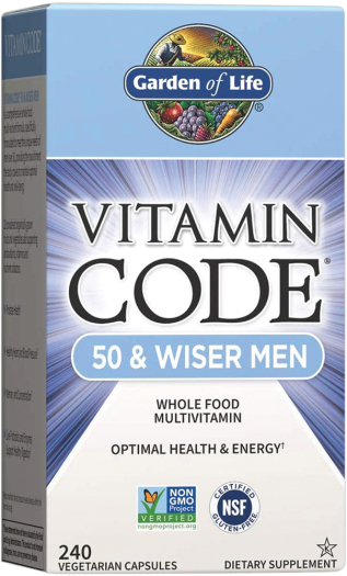 Vitamin Code 50 & Wiser Men Multivitamin