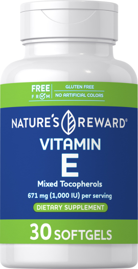 Vitamin E plus Mixed Tocopherols, 1000 IU, 30 Softgels