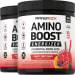Amino Boost Energizer Powder (Frosty Fruit Punch), 10.26 oz (291 g) Bottle, 2  Bottles