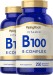 B-100 Vitamin B Complex 2 Bottles x 250 Capsules