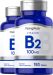 B-2 100 mg (Riboflavin)  2 Bottles x 180 Tablets