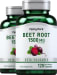 Beet Root 1,500 mg (per serving), 120 Capsules x 2 Bottles