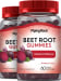 Beet Root (Strawberry) , 60 Vegan Gummies, 2  Bottles