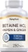 Betaine HCL + Pepsin & Ginger, 250 Tablets