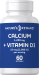 Calcium 1200 mg with Vitamin D3 1000 IU, 60 Softgels