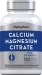 Kalsium & Magnesium Sitrat tambah D  (Cal 300mg/Mag 150mg/D3 400IU) (per serving) 180 Kapsul Lepas Cepat