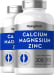 Calcium Magnesium Zinc, 300 Coated Caplets x 2 Bottles
