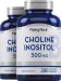 Choline Inositol 250/250 mg, 200 Capsules x 2 Bottles