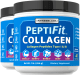 Collagen Peptides Type I & III Powder PeptiFit, 1 lb (454 g) Bottles, 2  Bottles