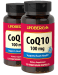 CoQ10 100 mg, 120 Caps x 2 bottles