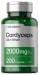 Cordyceps Mushroom, 2000 mg (per serving), 200 Capsules