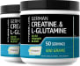 German Creatine Monohydrate (Creapure) & L-Glutamine Powder (50:50 Blend), 10 grams (per serving), 1.1 lb