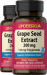 Grape Seed Extract 200 mg, 120 Capsules x 2 Bottles