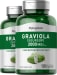 Graviola Soursop, 2000 mg (per serving), 120 Quick Release Capsules, 2  Bottles
