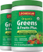 Greens & Fruits Plus Organic 9.5 oz x 2 Bottles
