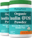 Inulin Prebiotic FOS Powder 2 Bottles x 15 oz (425 grams)