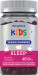 Jeli Getah Melatonin Bantuan Tidur untuk Kanak-kanak (Ceri Lazat Asli) 40 Gummy Vegan