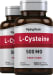 L-Cysteine, 500 mg, 100 Capsules x 2 Bottles