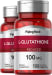 L-Glutathione (Reduced) 100 mg 2 Bottles x 100 Capsules"