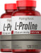 L-Proline 1000 mg (per serving), 120 Capsules x 2 Bottles