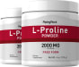 L- Proline Powder 2 Bottles x 4 oz (113 g)