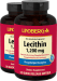 Lecithin 1200 mg Non-GMO, 120 Sg x 2 Bottles