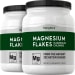 Magnesium Chloride Flakes from Ancient Zechstein Seabed, 2.5 lbs x 2 Bottles