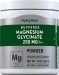 Glicinato de magnesio en polvo 10 oz (283 g) Botella/Frasco