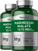 Magnesium Malate 2 Bottles x 180 Coated Caplets