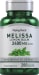 Melissa (Lemon Balm), 2400 mg (per serving), 200 Quick Release Capsules