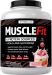 MuscleFit Protein Powder (Creamy Strawberry Shortcake Trifle), 5 lb (2.268 kg) Bottle