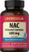 NAC N-Acetyl Cysteine, 600 mg, 120 Quick Release Capsules