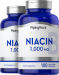 Niacin 1000mg 2 Bottles x 100  Capsules