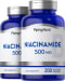 Niacinamide 500 mg B-3 2 x 200 Capsules