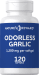 Odorless Garlic, 1200 mg (per serving), 120 Softgels