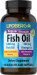 Aceite de pescado de fuerza normal con omega-3 (sabor a limón) 180 Cápsulas blandas de liberación rápida